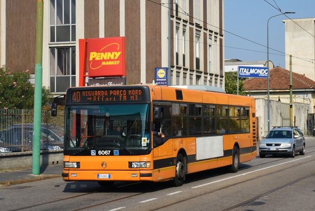 autobus cityclass atm 6067 milano linea 40