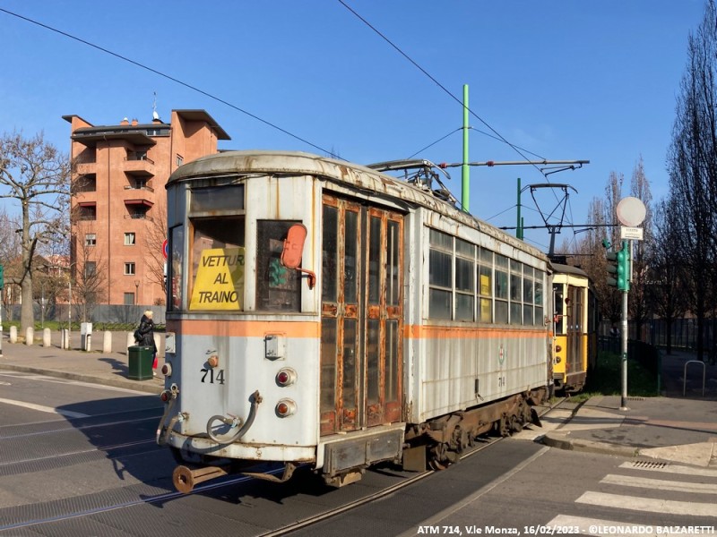 Ancora movimenti a Milano: trasferita la motrice 714